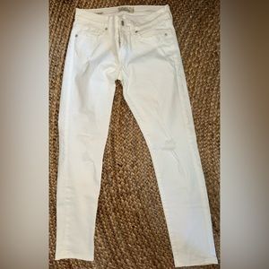 Lucky Brand White Skinny Jeans Size 0/25